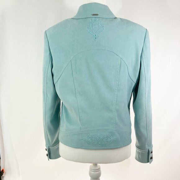 St John Sport Embroidered Full Zip Jacket Size S - Picture 3 of 11